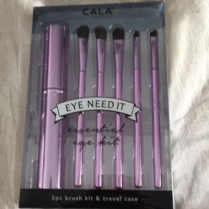 Cala 5 pc Brush Kit & Travel case Purple
